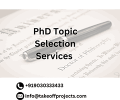 PhD Topic Selection Services @Takeoff Edu Group