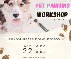 Capture Pet Charm in a Painting! Join Workshop – Tickets on Tktby