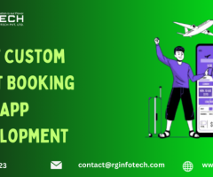 Best Custom Flight Booking App Development