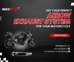 Get your perfect Arrow exhaust system for your motorcycle