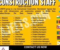 Looking for a construction staffing agency for Dubai projects!!!