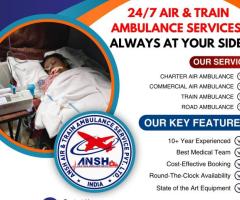 Ansh Air Ambulance Services In Patna - Convenient For Cardiac Patients