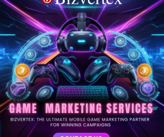 Dominate the Gaming Market with Bizvertex - Top Game Marketing Services - 1