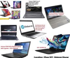 Refurbished Laptops (HP, Lenovo, Acer and ASUS)