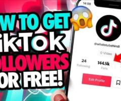 Free Followers TikTok Giveaway - 1