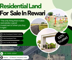 Plots for sale in Rewari, Residential Land