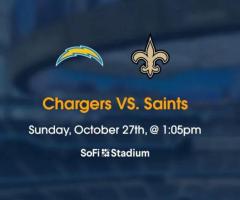 Chargers VS. Saints Tickets 2024 - 1