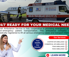 The Fast Journey Is Available Via Ansh Air Ambulance Service in Patna