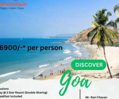 Get 30% Off on Goa Tour Packages