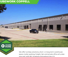 Flexible Warehouse Space at Cubework Coppell with no hidden fees