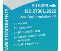 EU GDPR Integrated with ISO 27001:2022 ISMS Documents