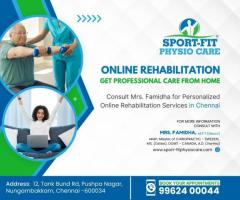 Online Rehabilitation Services in Chennai