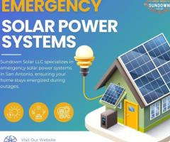 Emergency Solar Power Systems in San Antonio