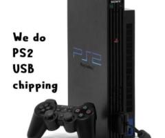 We do PlayStation 2 {PS2} USB chipping