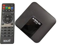 SOLID 1002 H.265 Amlogic S905W Android TV 4K Box with FREE 1 YEAR OTT SUBSCRIPTION - 1