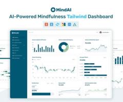 MindAI: Tailwind Health Monitoring Dashboard for Healthcare - 1