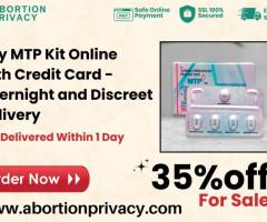 Buy MTP Kit Online with Credit Card - Overnight and Discreet Delivery