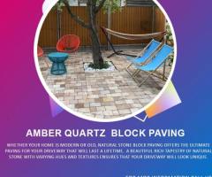 Amber Quartz Block Paving