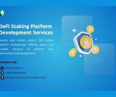 DeFi Staking Platform Development Services - 1