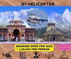 Book now Do Dham Yatra By Helicopter 2025