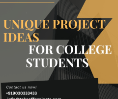 Unique Project Ideas for College Students at Takeoff Edu Group