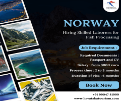 Norway Hiring: Skilled Laborers for Fish Processing!