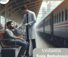 Hire Vedanta Train Ambulance Service in Ranchi with Advanced Medical Tools at Low-fare