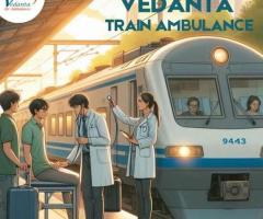 Take Vedanta Train Ambulance Service in Kolkata with Top-level Medical Service