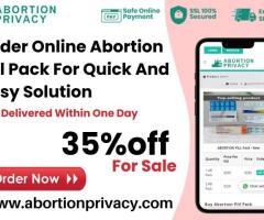 Order Online Abortion Pill Pack For Quick And Easy Solution