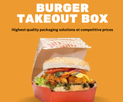 Elevate Your Brand with Custom Takeout Burger Boxes