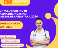 Top M.Sc Nursing in Paediatric Nursing College in Karnataka 2024