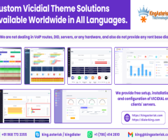 Custom Vicidial Theme Solutions available worldwide in all languages