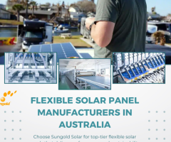 Flexible Solar Panel Manufacturers in Australia | Sungold Solar