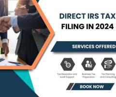 Direct IRS Tax Filing for 2024 | Professional Advice| +1-307-218-0394