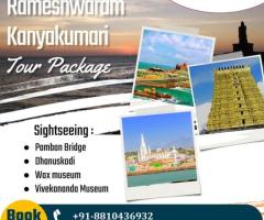 Alleppey Kovalam Kanyakumari Rameswaram and Madurai Tour Package 8 Days Itinerary