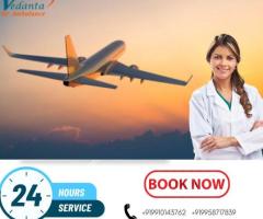 Select Vedanta Air Ambulance from Mumbai with Excellent Healthcare Attention