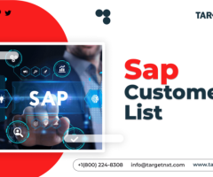 “Utilize TargetNXT’s SAP Customers List to Build Your Business Opportunities ”