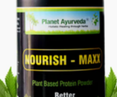 Natural Plant Based Protein Powder - Nourish Maxx By Planet Ayurveda - 1