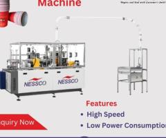 Latest Technology Disposable Paper Cup Making Machine