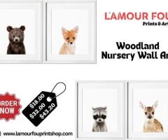 Charming Woodland Nursery Wall Art | L'amour Fou