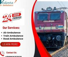 Hire Superb Vedanta Train Ambulance Service in Delhi at an Affordable Price