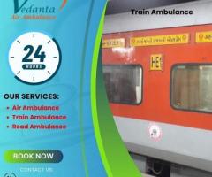 Take High-grade Train Ambulance Service in Kolkata with Full Medical Equipment