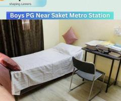 Find Your Ideal Boys' PG Near Saket Metro Station Today