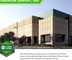 Flexible Warehouse Space at Cubework Ontario (Airport) with no hidden fees