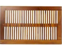 Durable Teak Shower Mat for Your Bathroom - 1