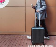 Smart luggage lockers are the answer for both tourists.