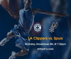 LA Clippers vs. Spurs Tickets November 4, 2024