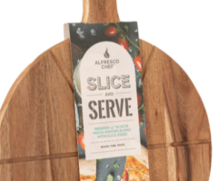 Get High-Quality Wood Serving Board from Alfresco Chef