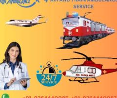 Angle Air and Train Ambulance Service in Srinagar for Secure Patients Shifting