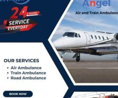 Get Angel Air and Train Ambulance Service in Raipur with Top-level Medical Service